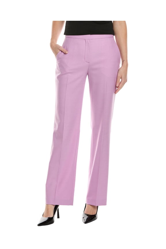 womens Wool-Blend Pant, T36, Purple