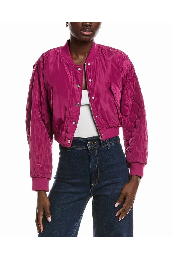 womens Woven Jacket, 1, Purple