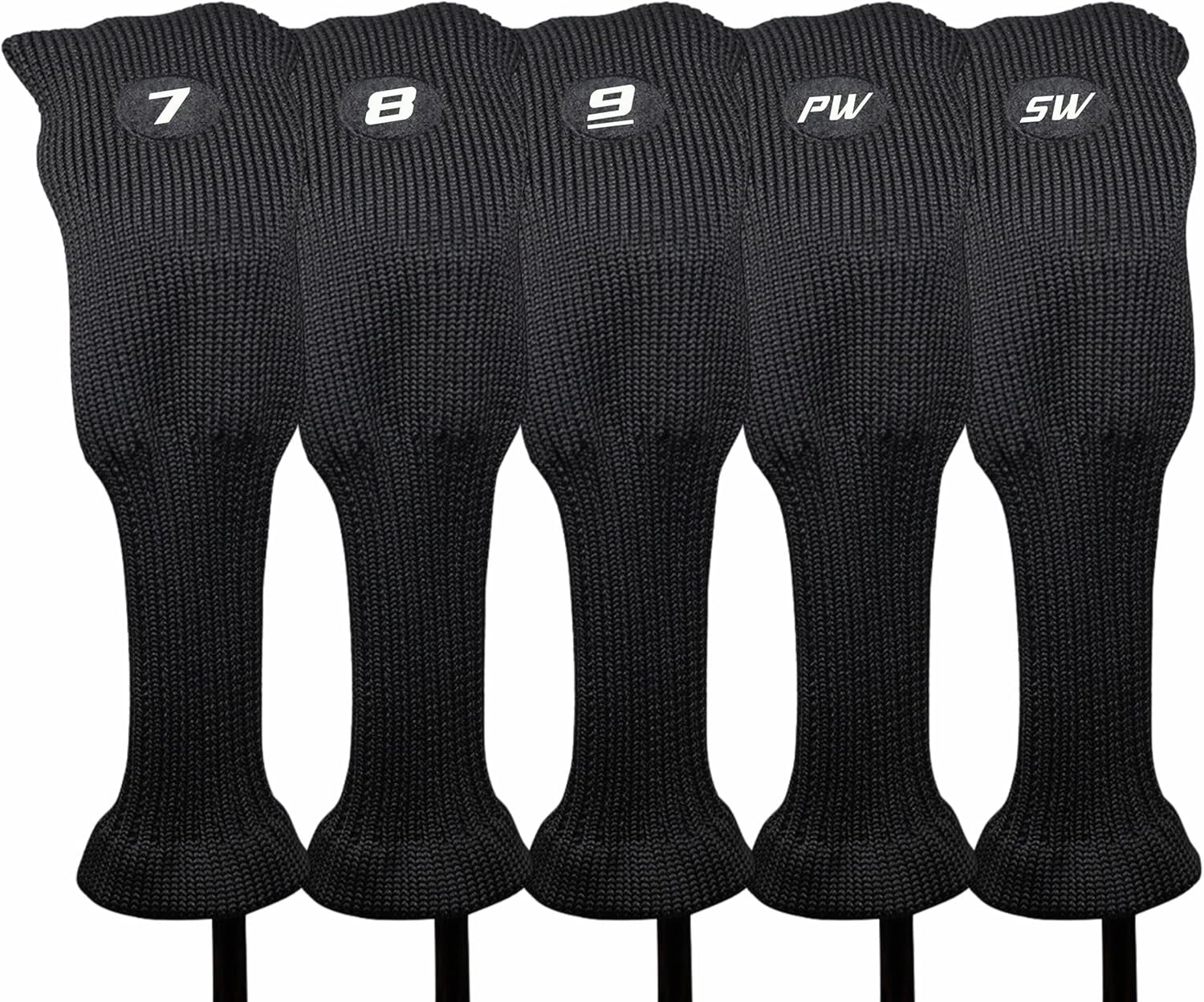 Majek All Hybrid Head Cover Golf Club Black Sleek Tight Fit Headcover