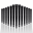 thumbnail image 1 of Majek Golf Club Grips Super Jumbo Extra Large Tour 360 Degree Black - NO LOGO - Round .600 Extra Large XL XXL Great for Tall Golfers with Big Hands - Premium Rubber Golf Grips - 13 Pack High Traction, 1 of 9