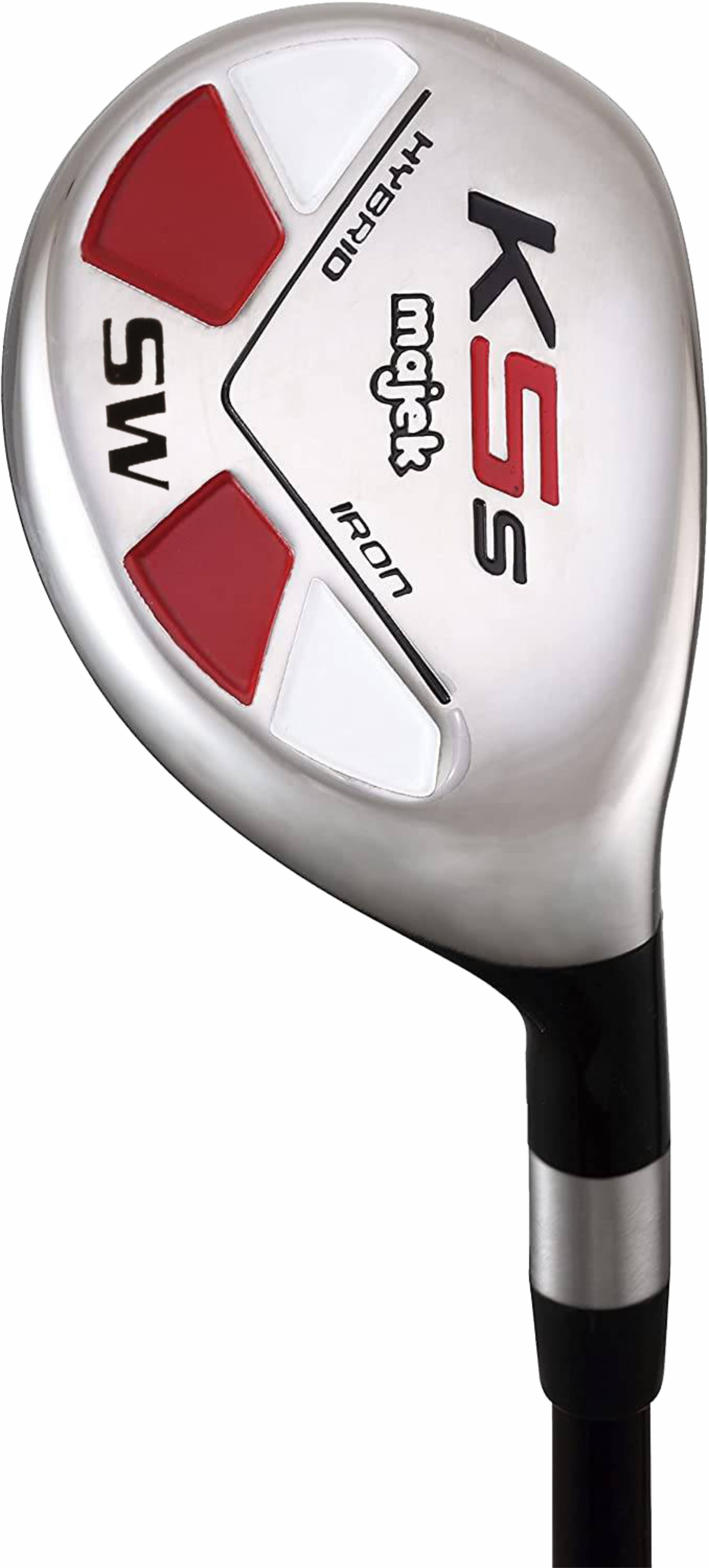 Majek Golf Senior Men's SW Hybrid Senior Flex Right Handed Utility A Flex Club with Premium Men's Arthritic Grip