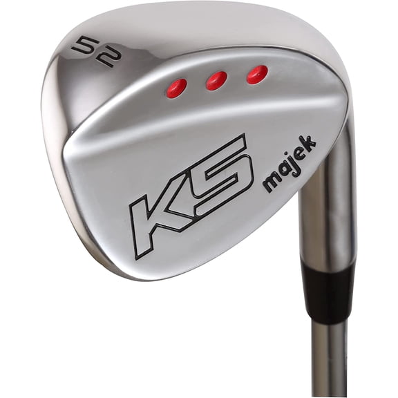 Majek Golf Short Senior Men's Gap Wedge (GW) 52° Right Handed Senior Flex Steel Shaft (Short Men - 5' to 5'4") with Premium Arthritic Men's Golf Grip