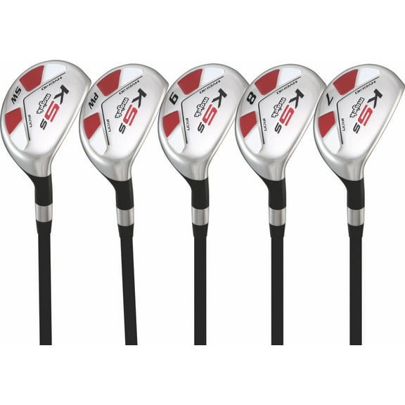 Majek Men's Golf All Hybrid Partial Set, which Includes: #7, 8, 9, PW +SW Regular Flex Graphite Shaft. Right Handed New Utility R Flex Club