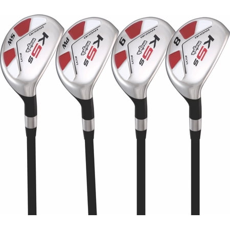 Majek Men's Golf All Hybrid Partial Set, which Includes: #8, 9, PW +SW Senior Flex Right Handed New Utility “A” Flex Club