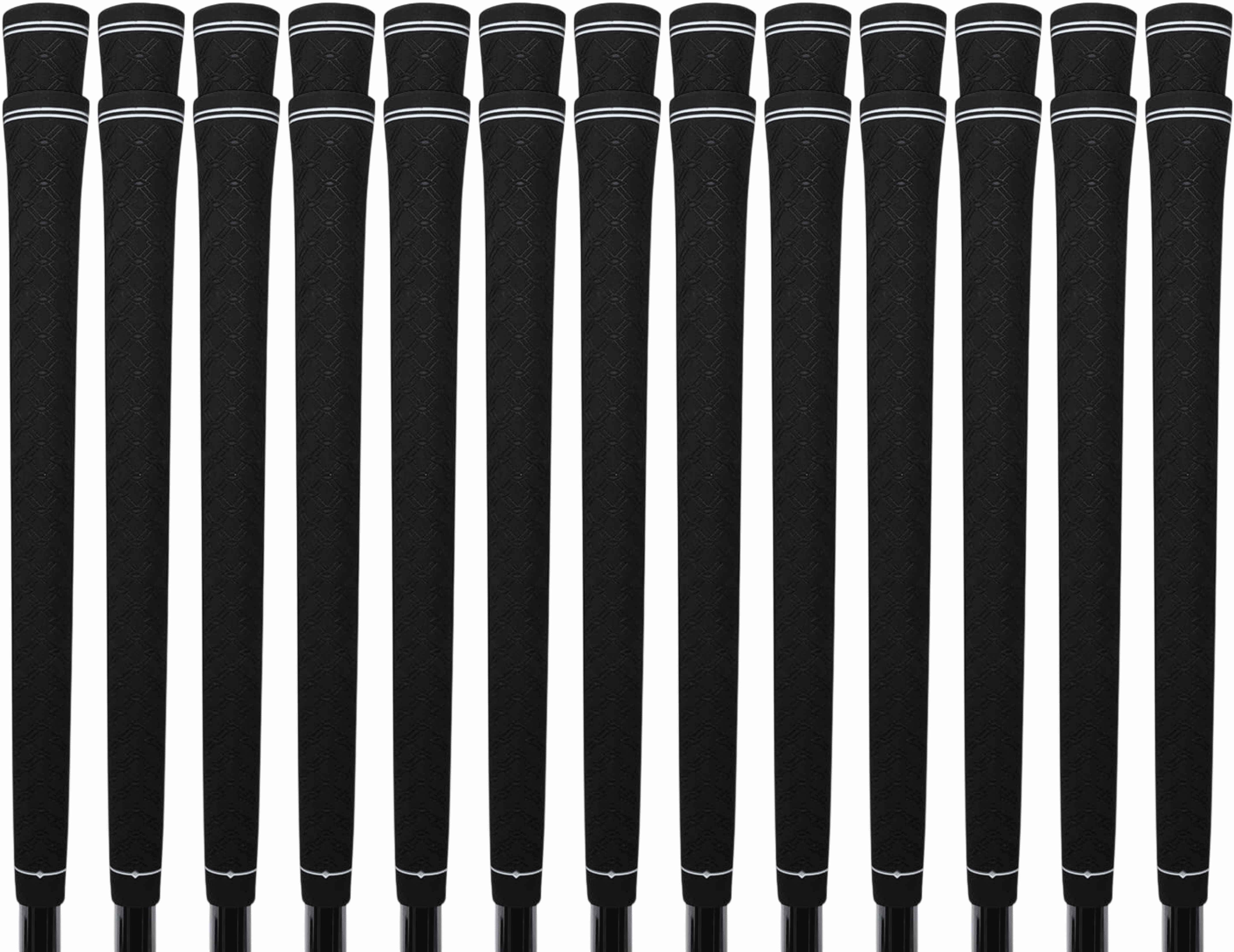 Majek Midsize Size NO LOGO Tour Pro Soft Black Golf Grips (26 PACK)