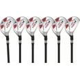 thumbnail image 1 of Majek Petite Womens Golf All Ladies Hybrid Partial Lightweight Graphite Set which Includes: #5, 6, 7, 8, 9, PW. Lady Flex Right Handed New Utility L Flex Club, 1 of 10