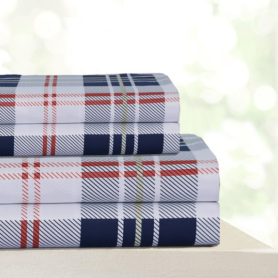 Majestic 400 Thread Count Egyptian Quality Cotton Sheet Set - Breathable 4 Piece King Sheet Set (King, Benjamin)