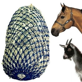 horse hay tough fence slow feeder net