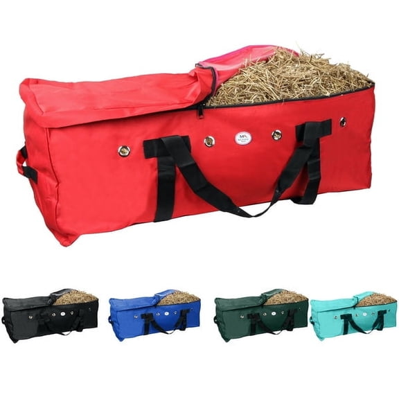 Majestic Ally 1200 D Nylon Fabric Large 44” x 20” x 16” and Extra Large 53"x 29" x 21" Heavy-Duty Hay Bale Storage Bag
