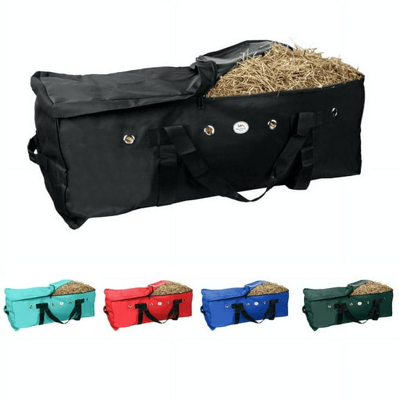 Majestic Ally 1200 D Nylon Fabric Large 44” x 20” x 16” and Extra Large 53"x 29" x 21" Heavy-Duty Hay Bale Storage Bag