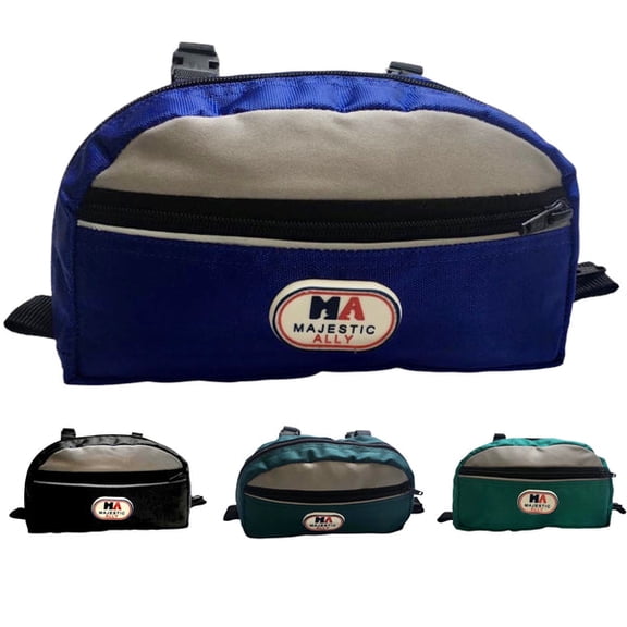 Majestic Ally Nylon Reflective Saddle Pommel Bag for Western Saddle