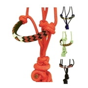 Majestic Ally Padded Beaded Nose Braided Rope Halter with 10 Matching Lead - Full