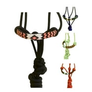 Mustang Side Pull Rope Halter with Braided Nose Bl - Walmart.com