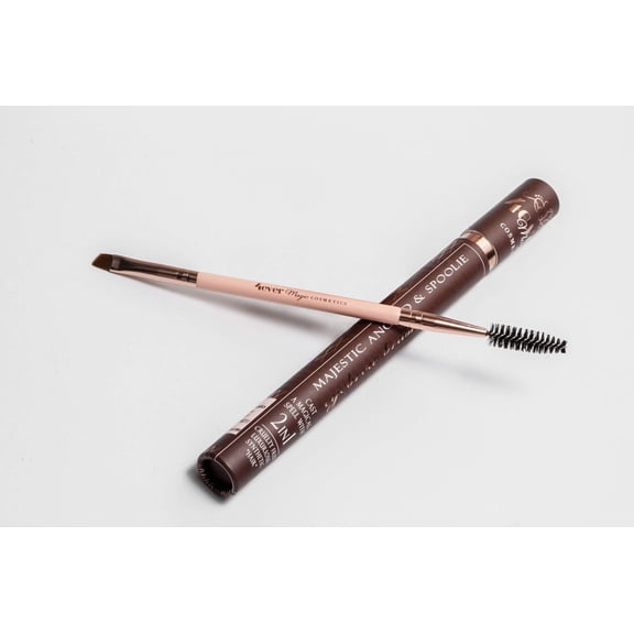 Majestic Angled and Spoolie Eyebrow Brush