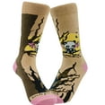 thumbnail image 1 of Majestic Bat Panda Sitting in a Tree Socks from the Sock Panda Size: Adult Medium, 1 of 1