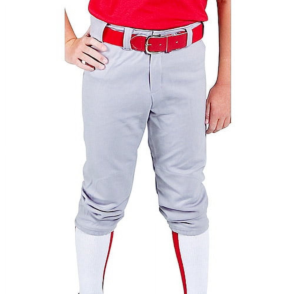 Majestic Belted Waist Baseball Pants Adult Walmart