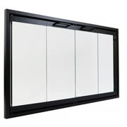 Majestic Bi-Fold Glass Fireplace Door 42" | Easy Install |Prevent Drafts | All Parts Included | Very Important!!! Will Only fit Models MBU42, MBUC42, MBU42I, MBUC42I