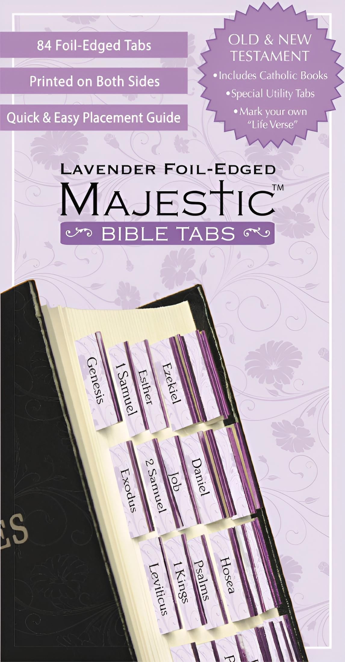 ELLIE CLAIRE Majestic Bible Tabs: Majestic Bible Tabs Lavender (Other)