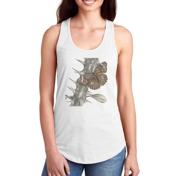 Majestic Butterfly Ii. Racerback Tank Women -Lily Liama Designs, Female x-Small