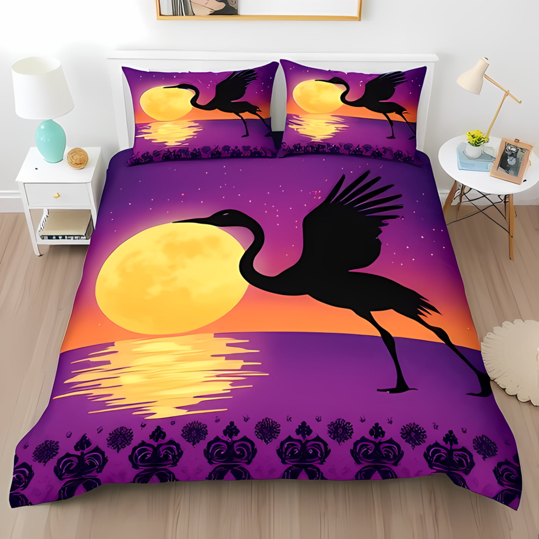 Moonlit Night Dragonfly QA1012037CL Duvet Cover Set