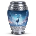 thumbnail image 1 of Majestic Deer Cremation Urns For Women, Urn For Ashes Adult Male, Cremation Urn, Small Urns For Human Ashes, Funeral Urns, Keepsake Urn For Ashes, Burial Urns For Cremated Remains 3 Inch, 1pcs, 1 of 5