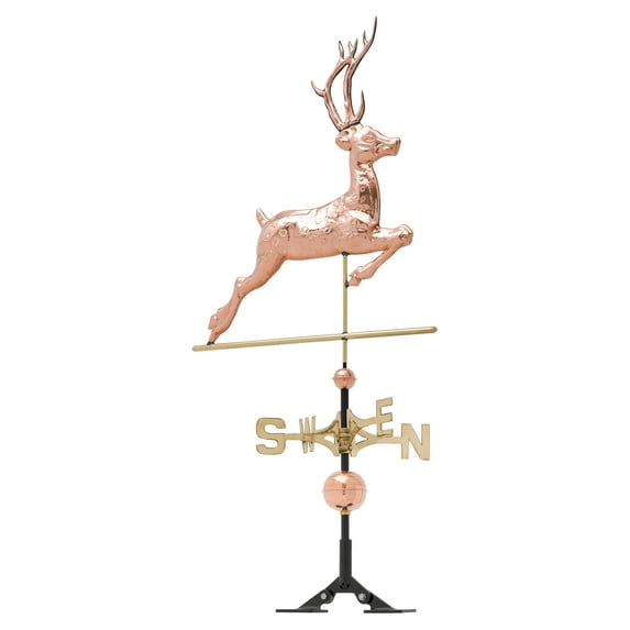 White Hall Home Outdoor Copper Deer Weathervane - Verdigris