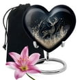 thumbnail image 1 of Majestic Deer In Winter Large Cremation Urns, Cremation Urn, Urn For Ashes Adult Male, Cremation Urn For Ashes, Urns For Human Ashes Adult Female Mom And Dad, Decorative Urns 8 Inch, 1 of 5