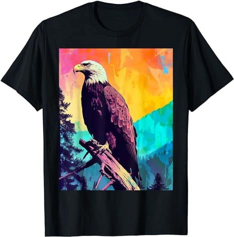 Majestic Eagle Silhouette: Freedom's Colors T-Shirt - Walmart.com