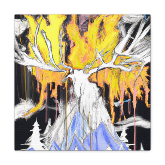 Majestic Elk Mural - Canvas