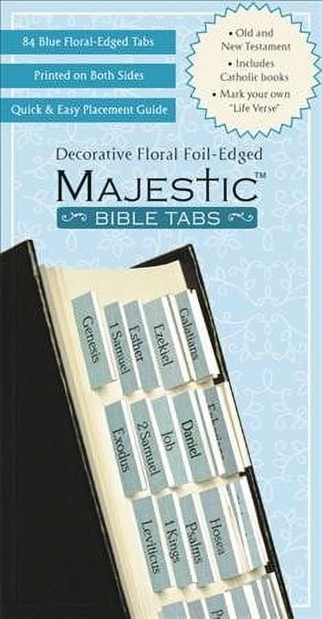 ELLIE CLAIRE Majestic Floral-Edged Bible Tabs (Other)