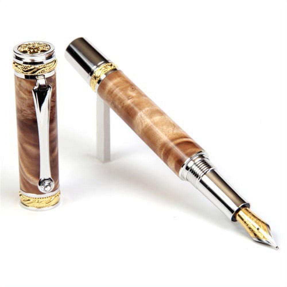 Majestic Fountain Pen - Maple Burl