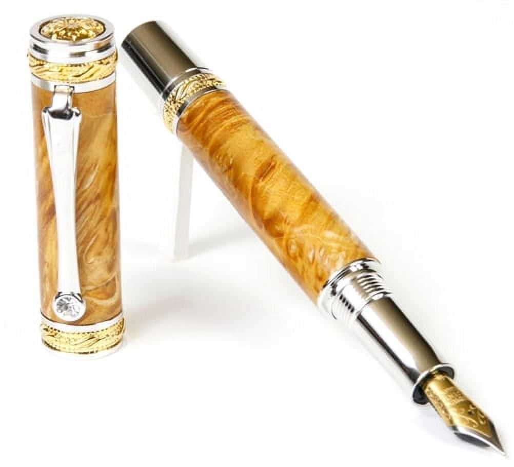 Majestic Fountain Pen - Yellow Box Elder