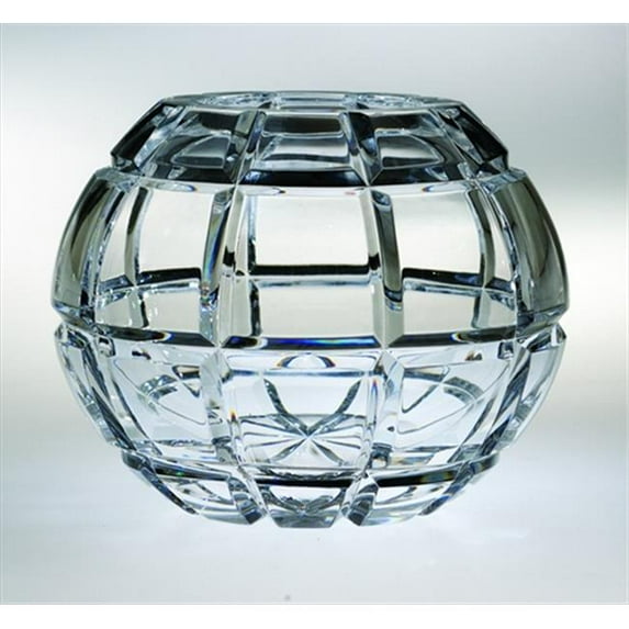 Majestic Gifts BL-120-5 Blossom 5 in. Crystal Rose Bowl