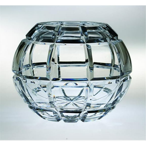 Majestic Gifts BL-120-5 Blossom 5 in. Crystal Rose Bowl