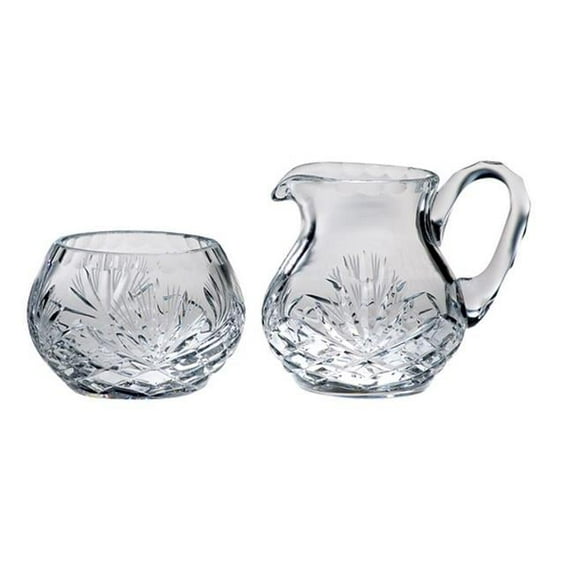 Majestic Gifts C651MJ Crystal Sugar & Creamer Set