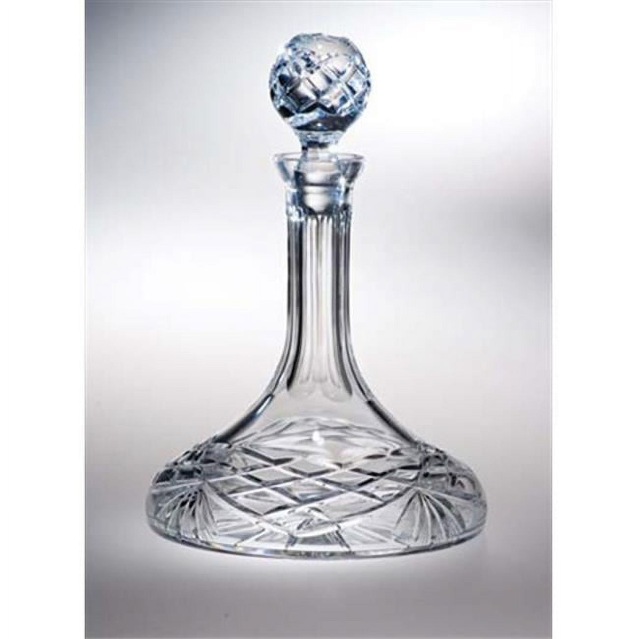 Sister.ly Drinkware, Diamond Design Decanter Set, 11 Pieces, Clear