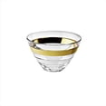 thumbnail image 1 of Majestic Gifts E65270-US Baguette 5.5 in. High Quality Glass Individual Bowl With Gold Rim- case of 6, 1 of 1