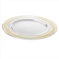 thumbnail image 1 of Majestic Gifts E65271-US Baguette 12.6 in. High Quality Glass Charger With Gold Band- case of 2, 1 of 1