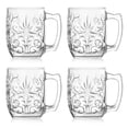 thumbnail image 1 of Majestic Gifts Inc.  European Glass Mug - Set/4 - 14.2 Oz. - 4.2", 1 of 2