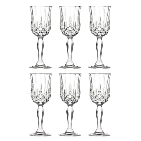 Majestic Gifts Inc. Glass Stemmed Shot Glasses -1.75 Oz. Set of 6 - 1.75