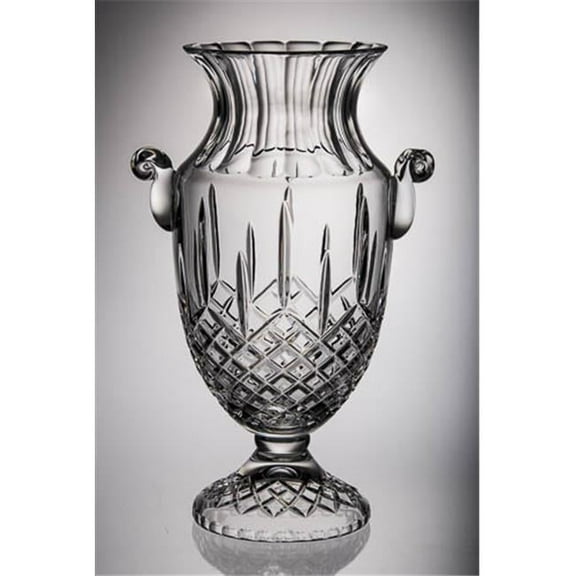 Majestic Gifts Inc. Majestic Gifts Hand Cut Centerpiece-Lg Footed Vase-16"H-Made in Europe