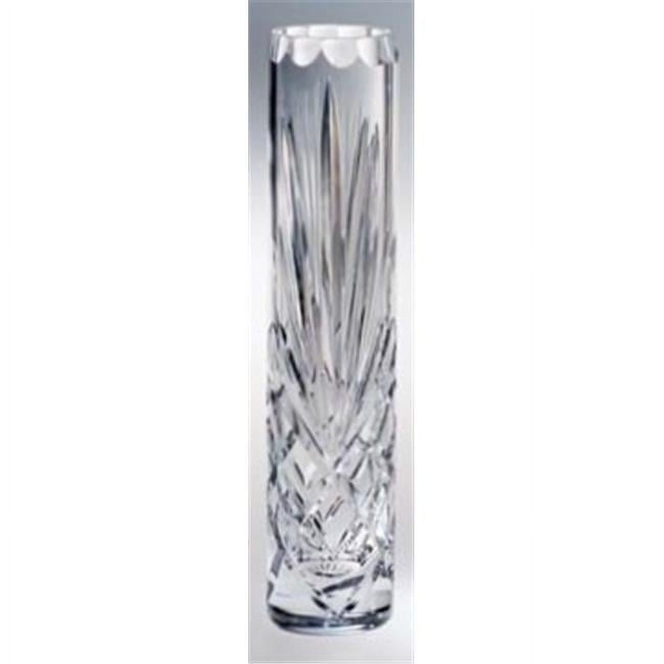 Elegant European Crystal Bud Table Vase