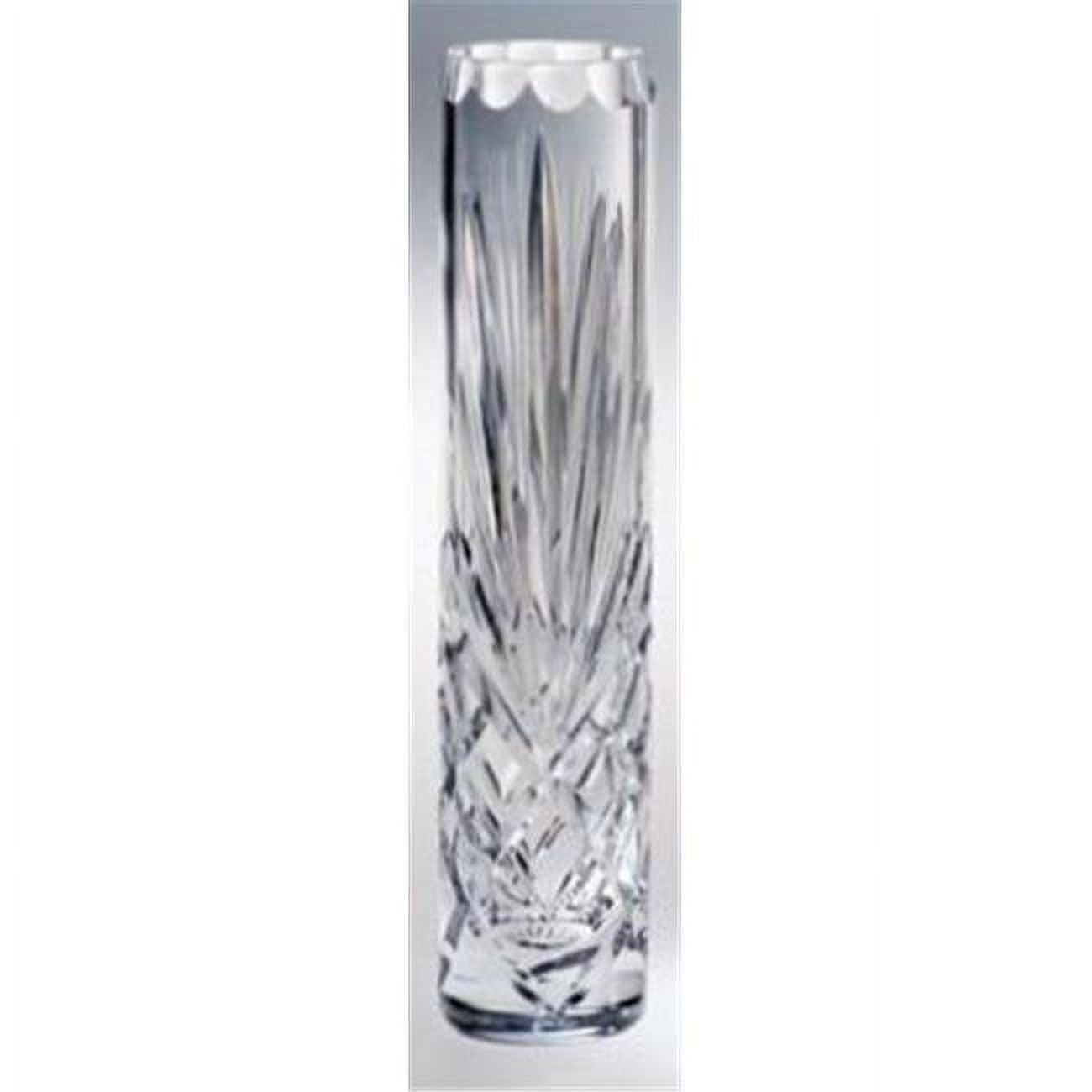 Elegant European Crystal Bud Table Vase