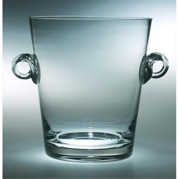 Majestic Gifts Inc. Majestic Gifts European High Quality Glass Ice Bucket/ Wine Cooler W/ 2 Handles-9.25" Height