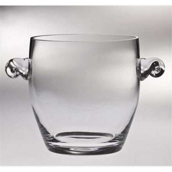 Majestic Gifts T-707 Classic Clear 9 in. High Quality Glass Ice Bucket