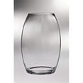 thumbnail image 1 of Majestic Gifts T-790-8 Classic clear 8.5 in. High Quality Glass Thick Oval Vase, 1 of 2