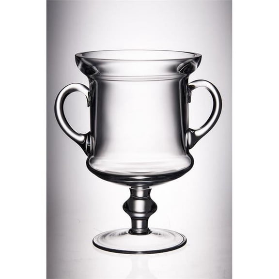 Majestic Gifts Trophy With Handles- 8 in. - Clear - 8 in.