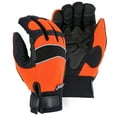 thumbnail image 1 of Majestic Glove 2145HOH Hi-Visibility Orange Winter Lined, Mechanics Style Glove (1 Pair), 1 of 3
