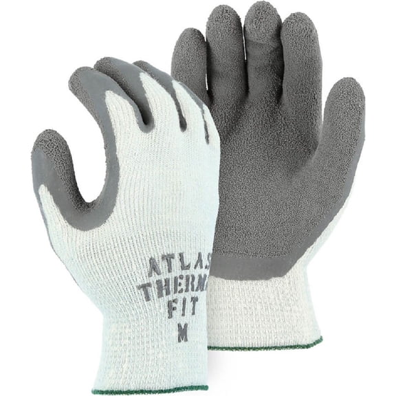 Majestic Glove Atlas Rubber Coated Wrinkled Palm Glove Large