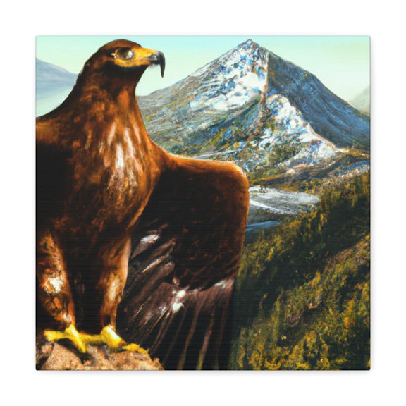 "Majestic Golden Eagle" - Canvas